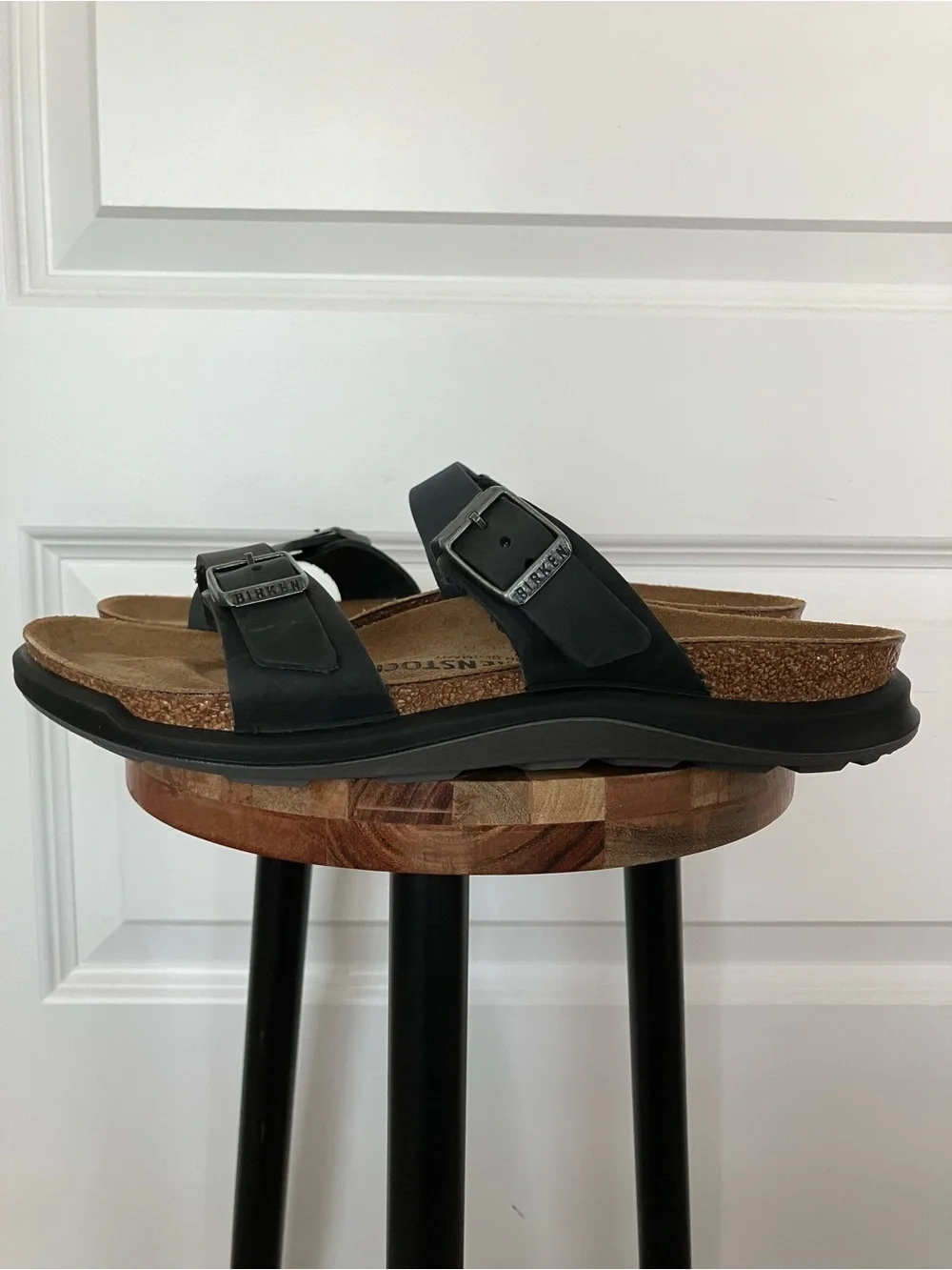 NEW Birkenstock Sierra Crosstown Sandals Women EU 39 US 8-8.5 Black 2026-715 - Picture 3 of 6
